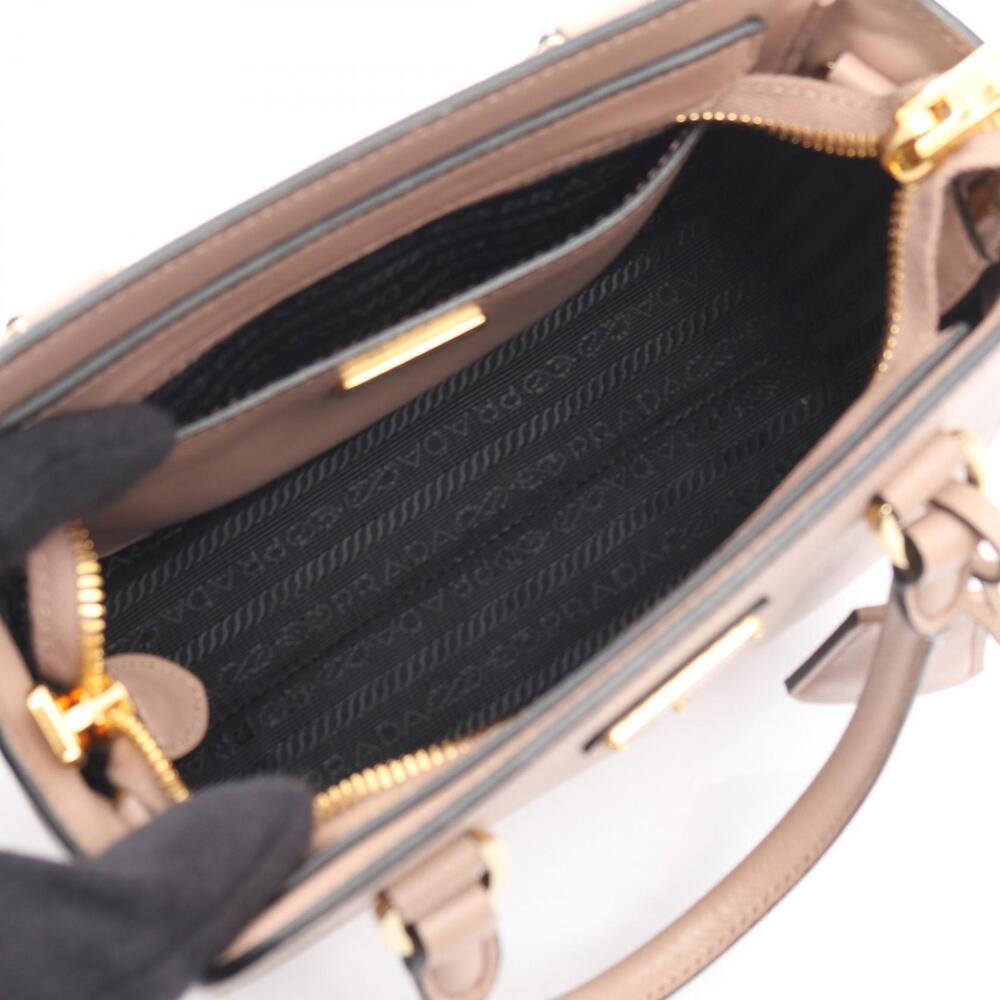 Prada Handbag Leather SAFFIANO SOFT Beige